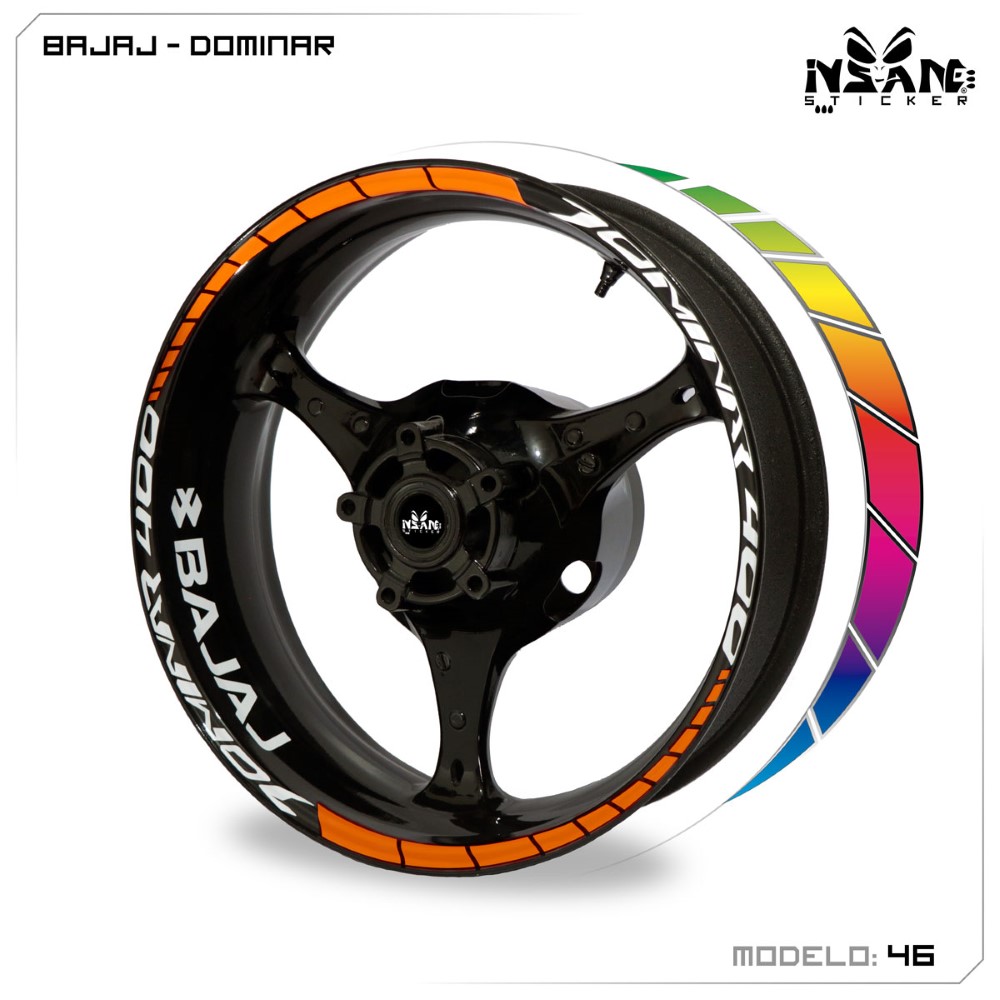 Stickers para rines #045 - Insane Stickers